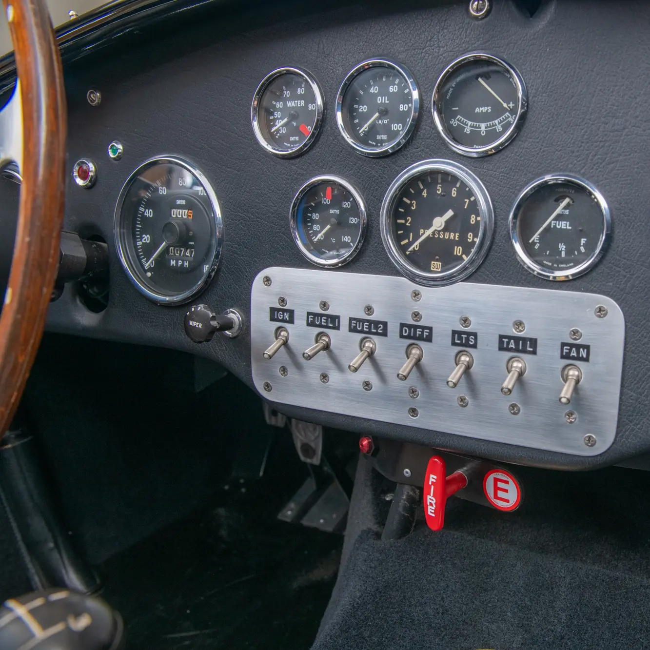 1963 Shelby Cobra 289 Dashboard