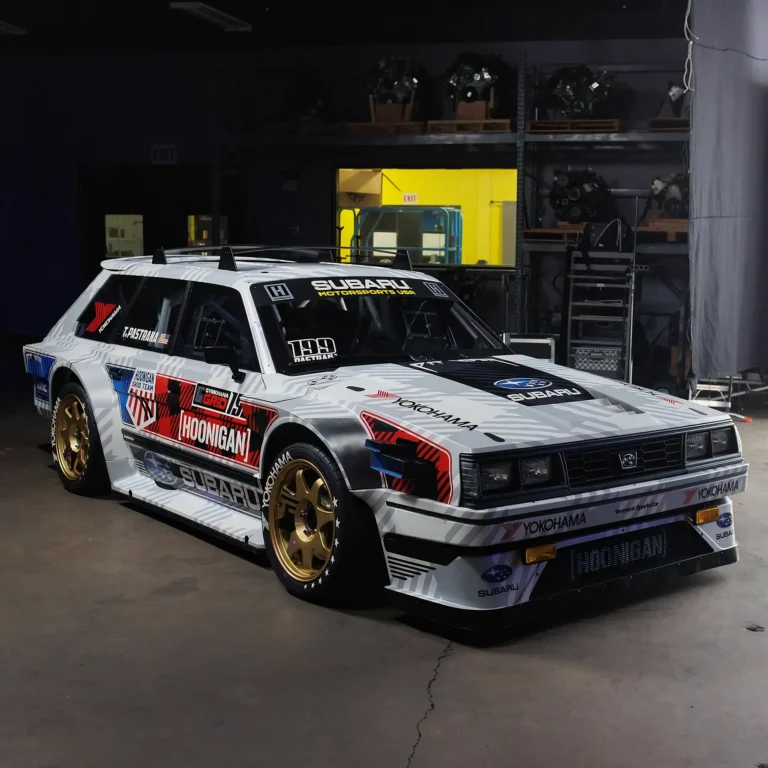 Subaru's 1983 AWD GL Wagon Restomod for Travis Pastrana - The Family Huckster