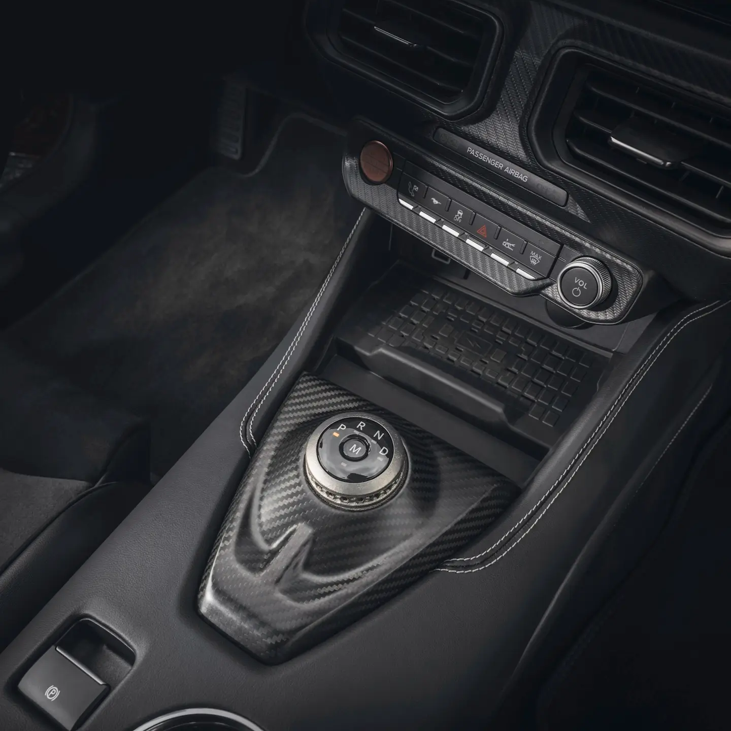 Instrument Cluster and Gear Knob in the 2025 Ford Mustang GTD