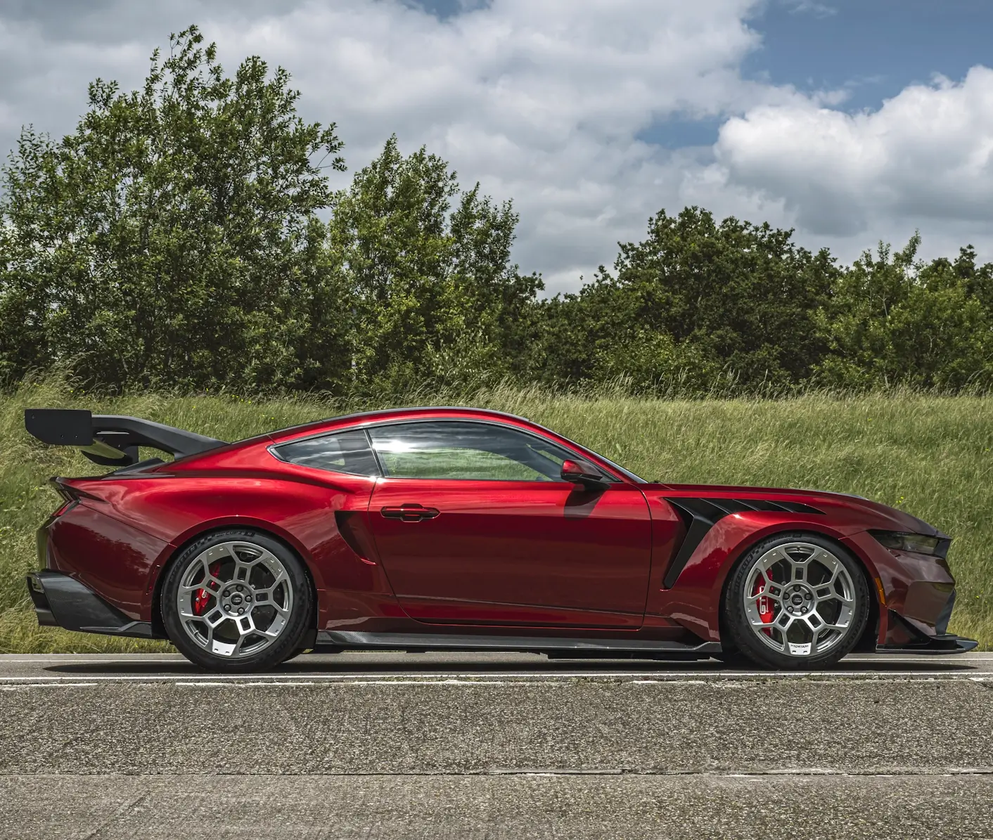 Side Profile of the 2025 Ford Mustang GTD