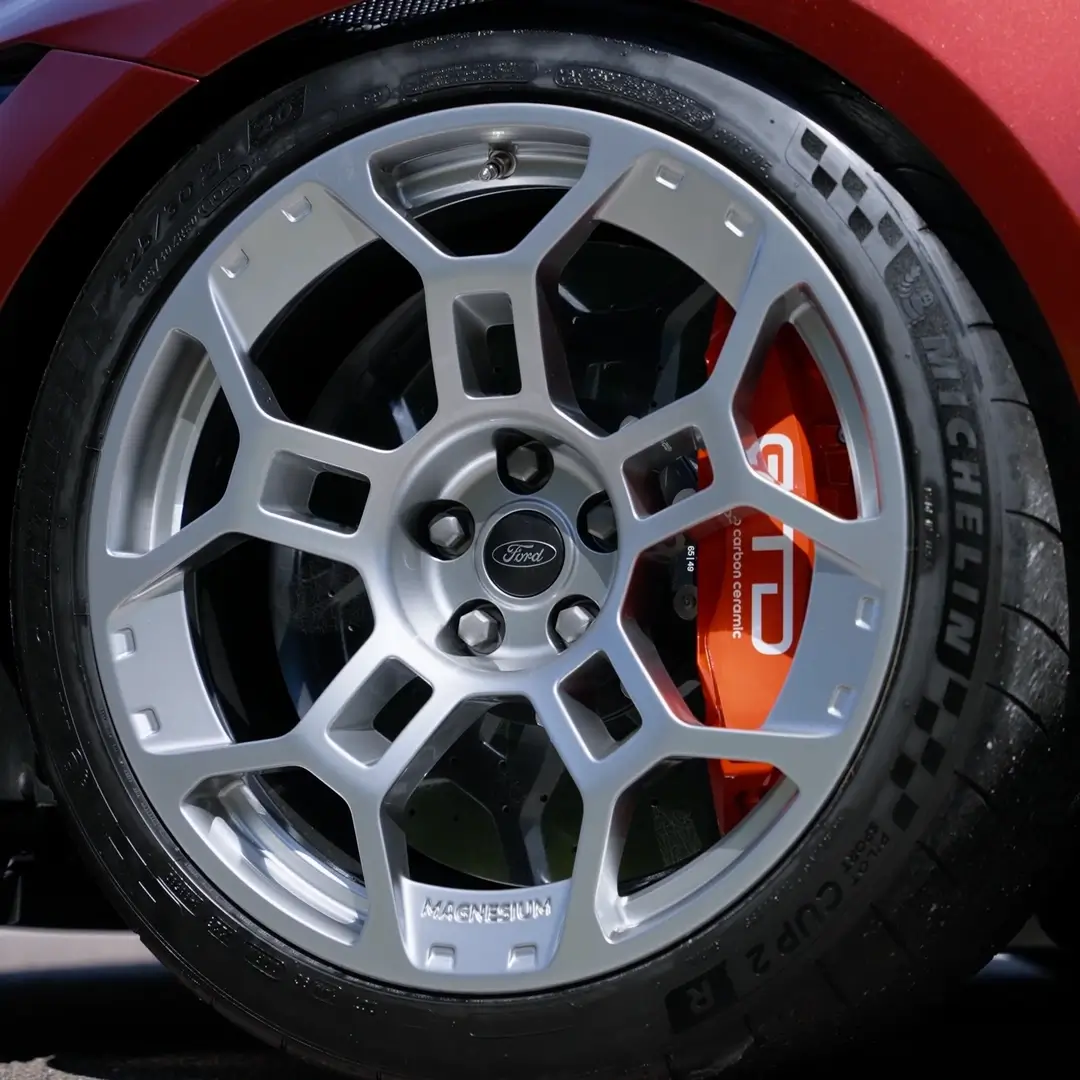 2025 Ford Mustang GTD Wheel & Brakes Close Up Shot