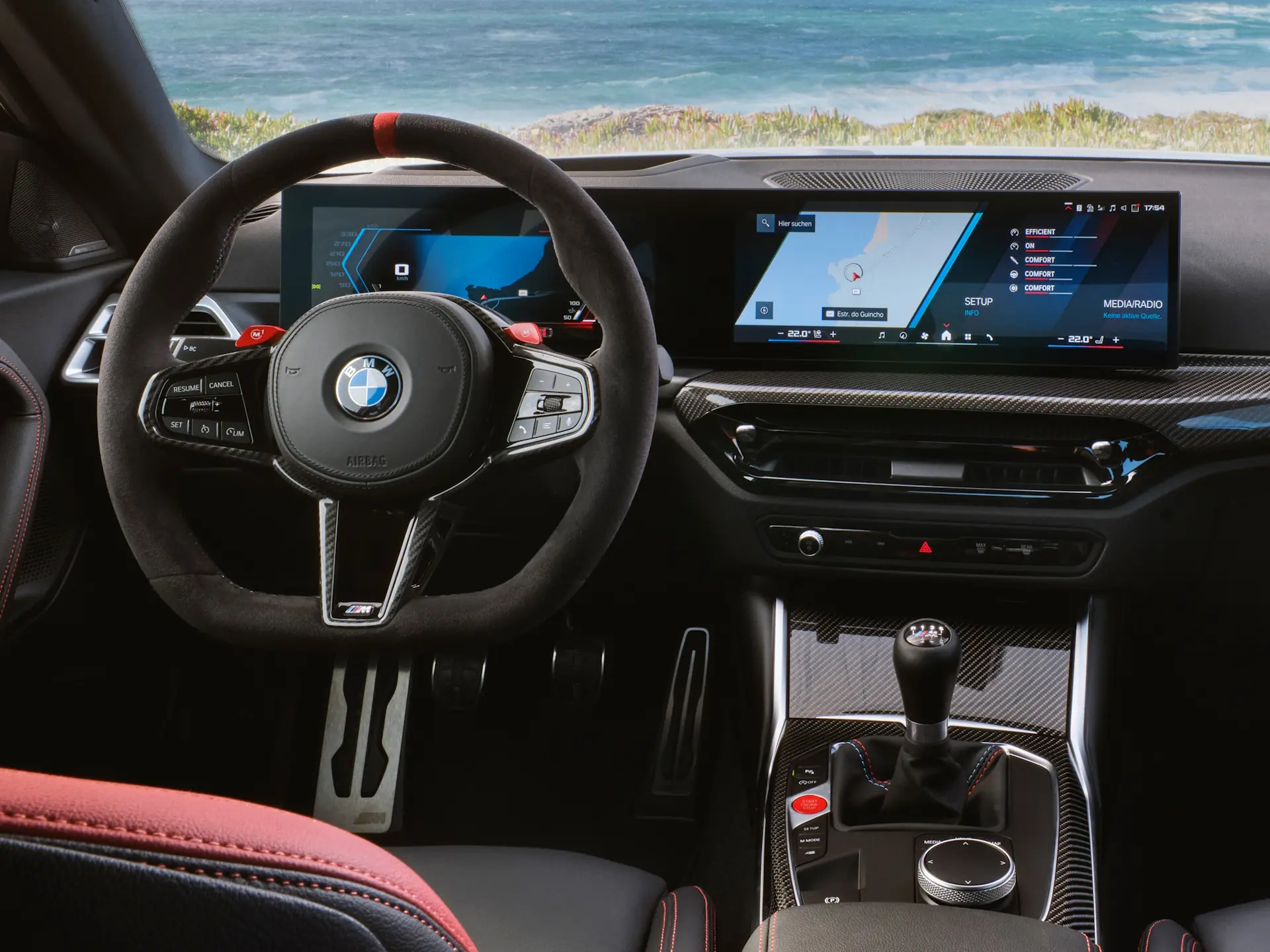 Close Up of the Dashboard in the BMW M2 2025