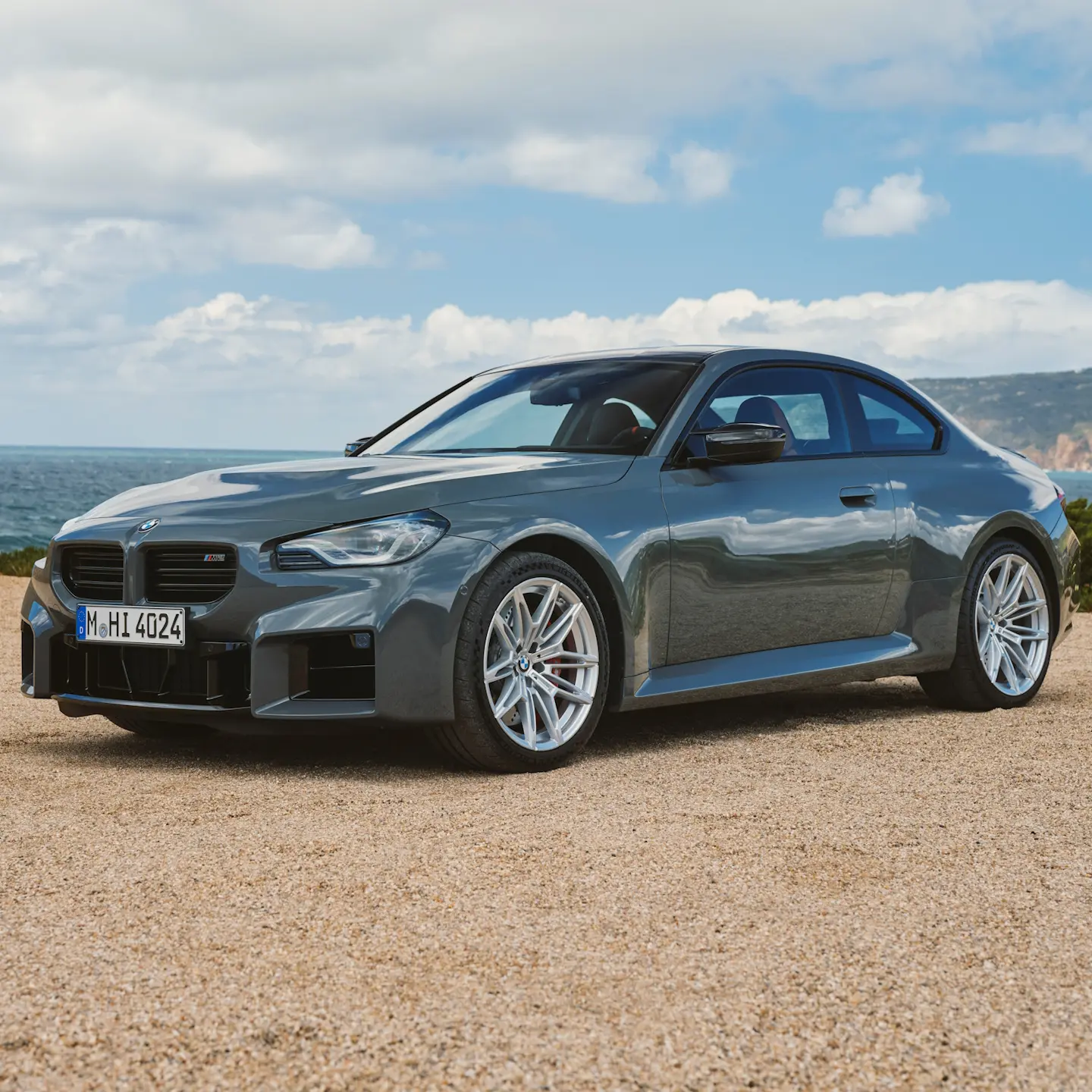 Front Left View of the BMW M2 2025