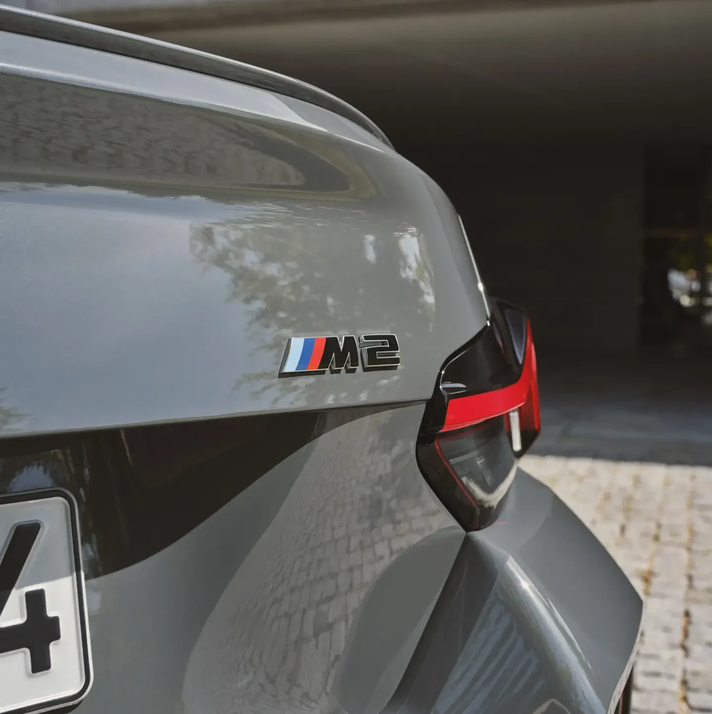 The M-Badge on the rear of the 2025 BMW M2