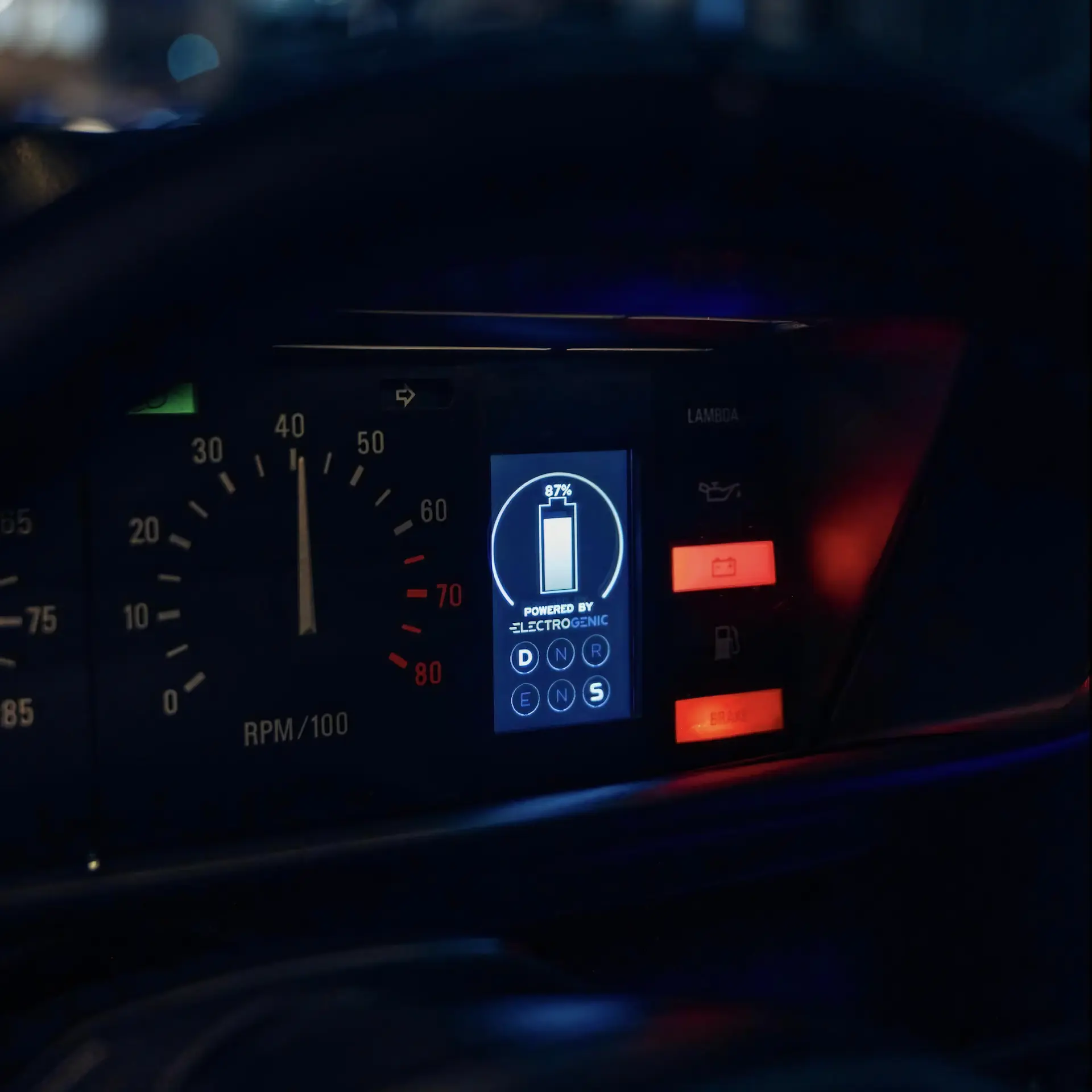 Charge Meter on dashboard