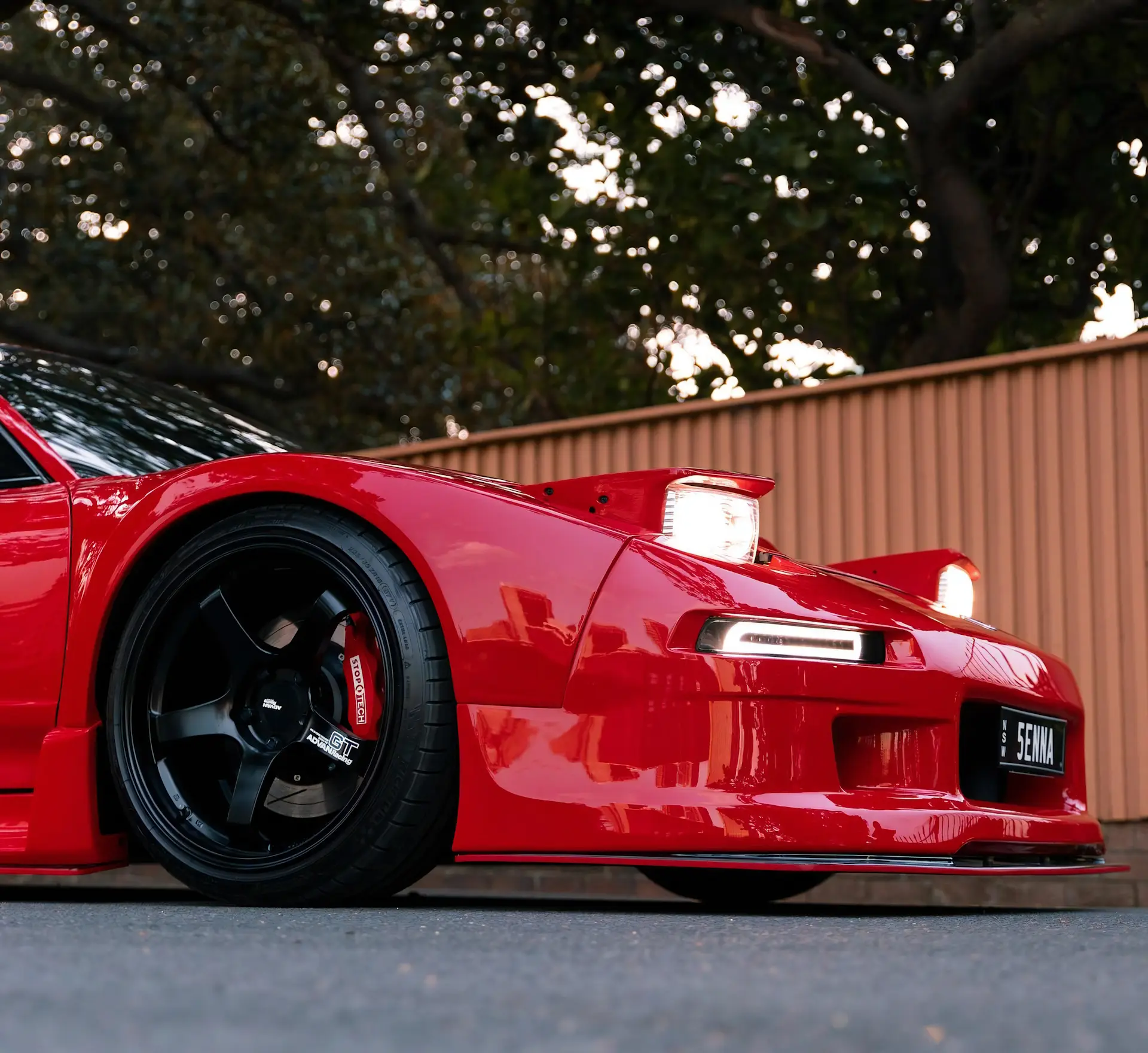 Close Up for Front - popped up headlights