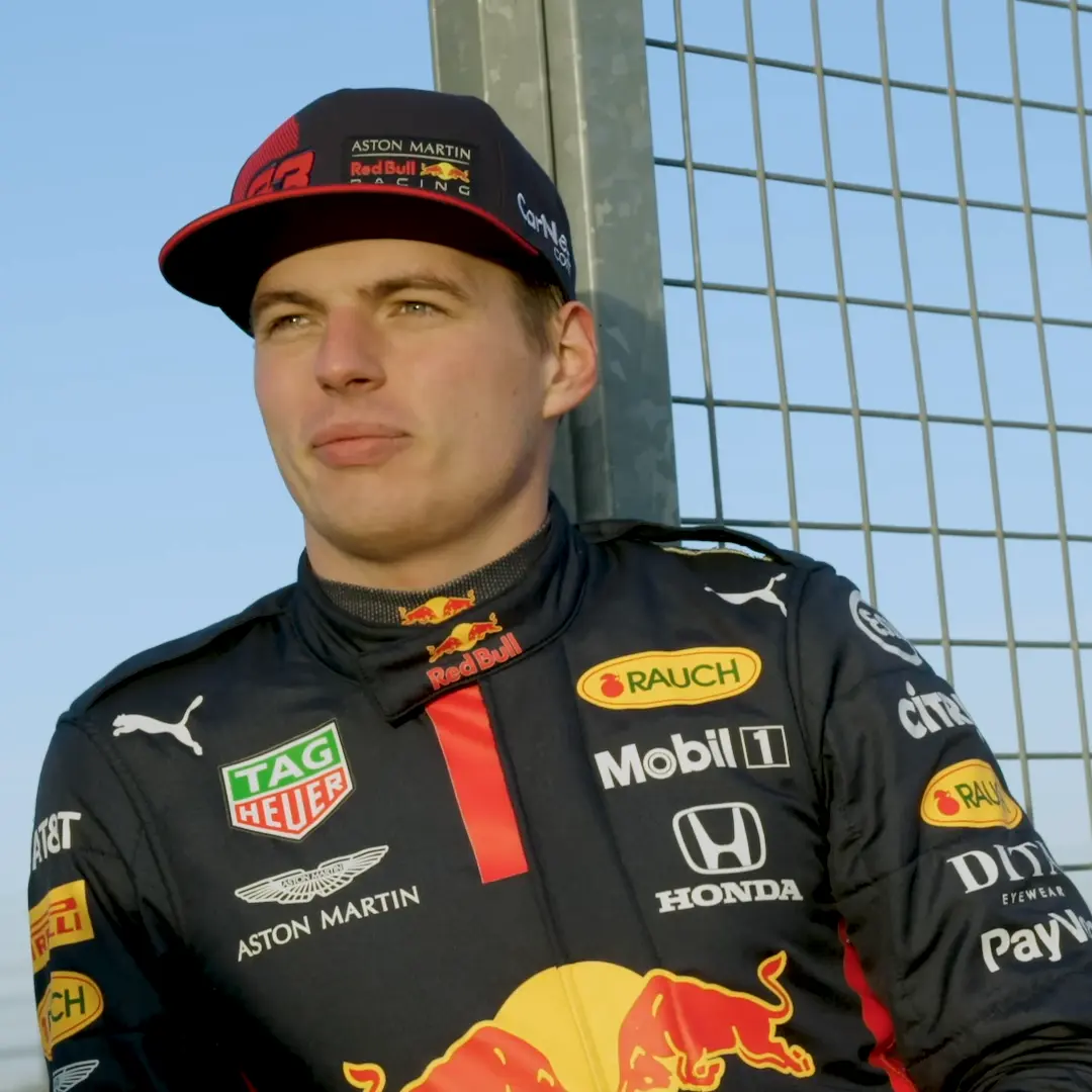 Max Verstappen during testing