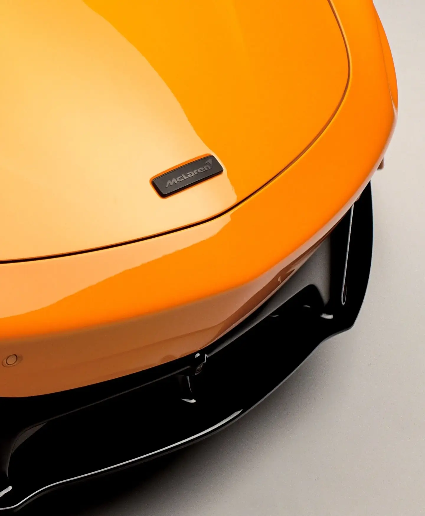 McLaren Badge on the Front Hood