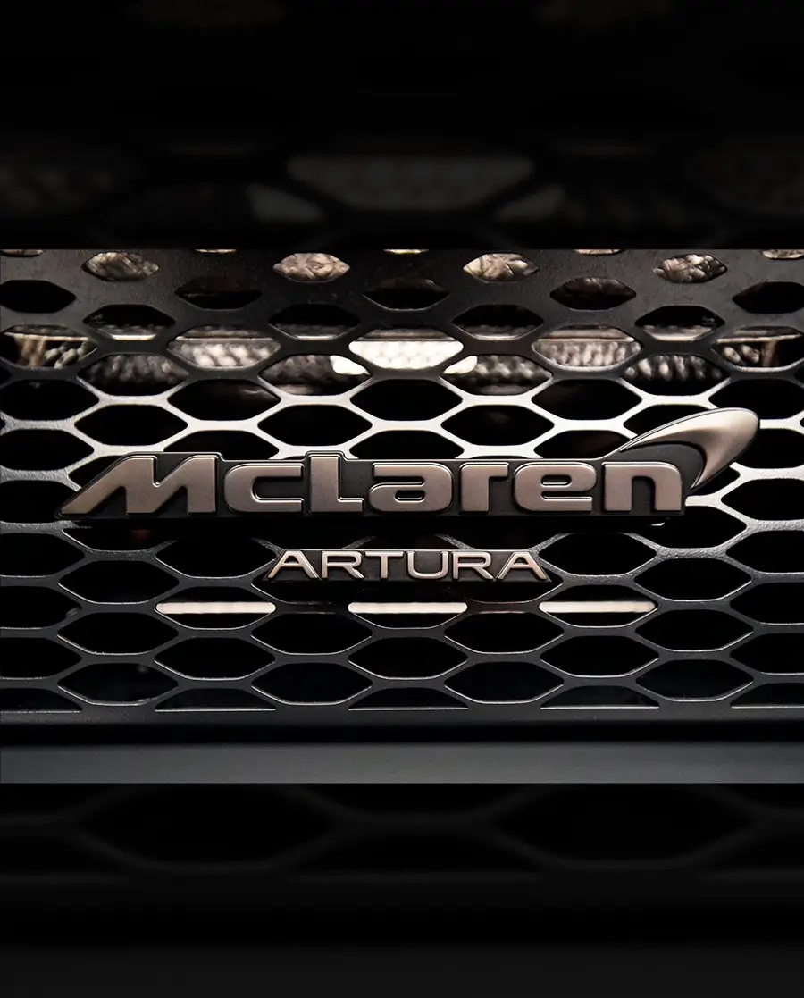 Rear Badge on the McLaren Artura Spider