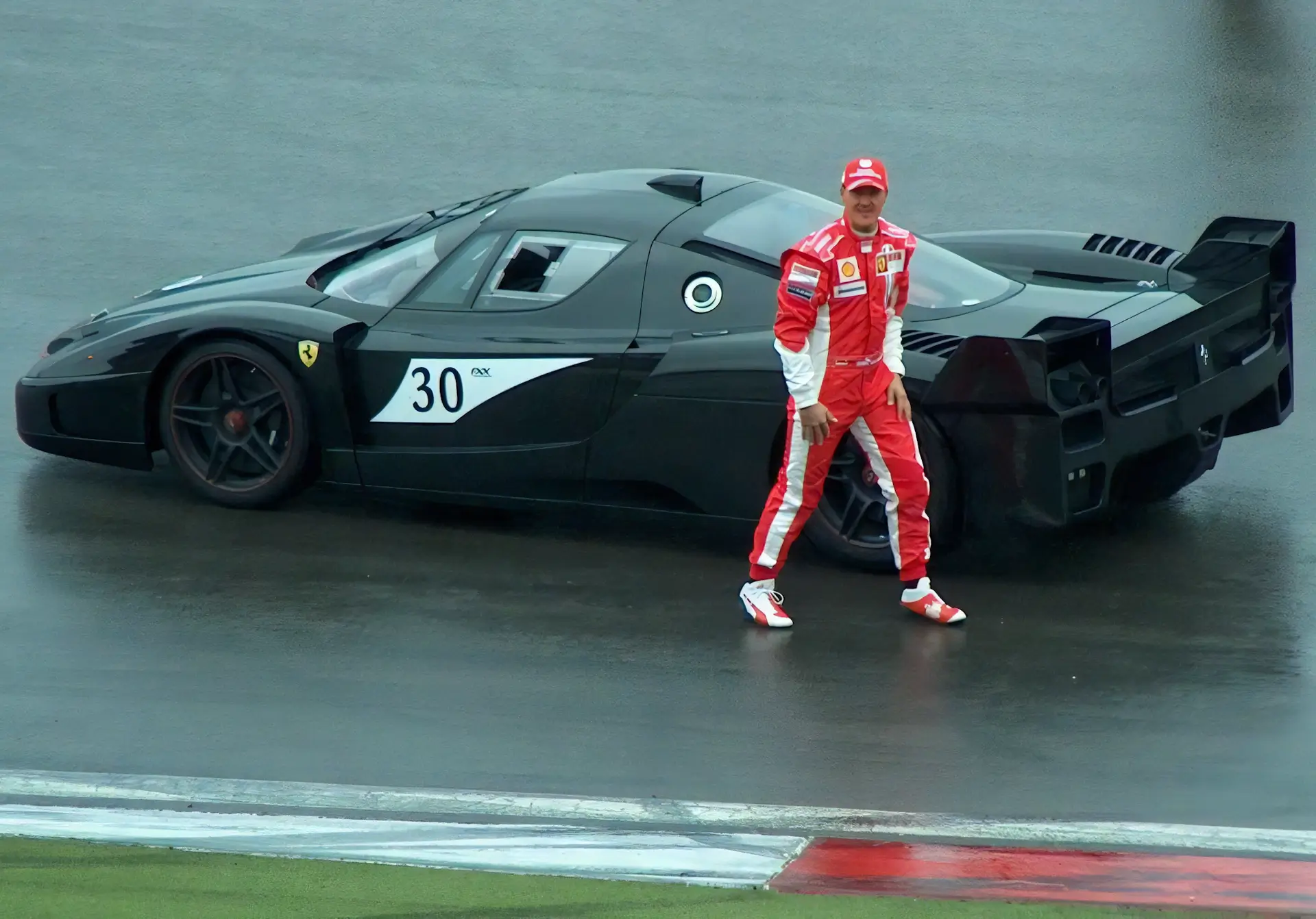 Schumacher Stands by his Ferrari FXX #30