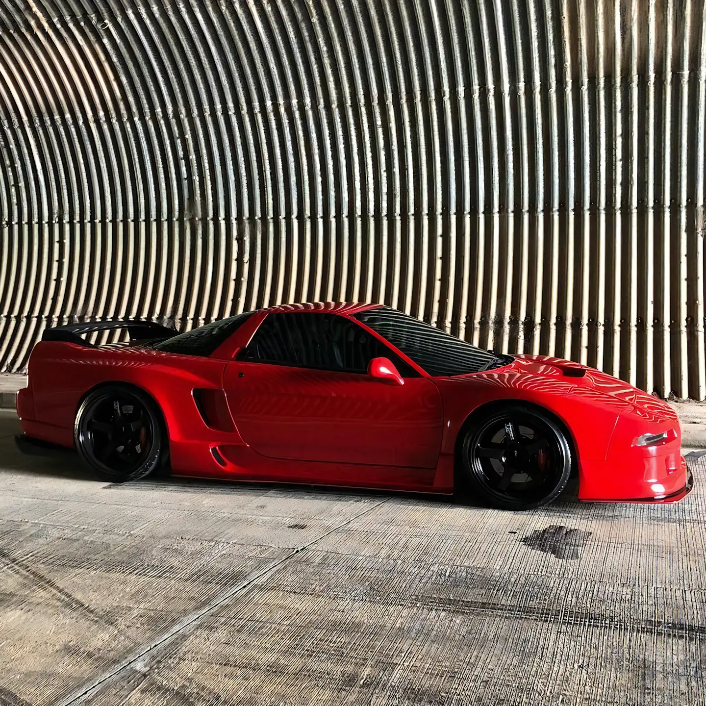 Side Profile in a Tunnel