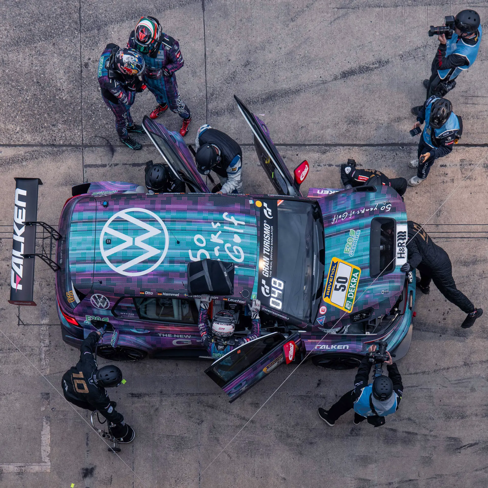 Top View - Pit Stop