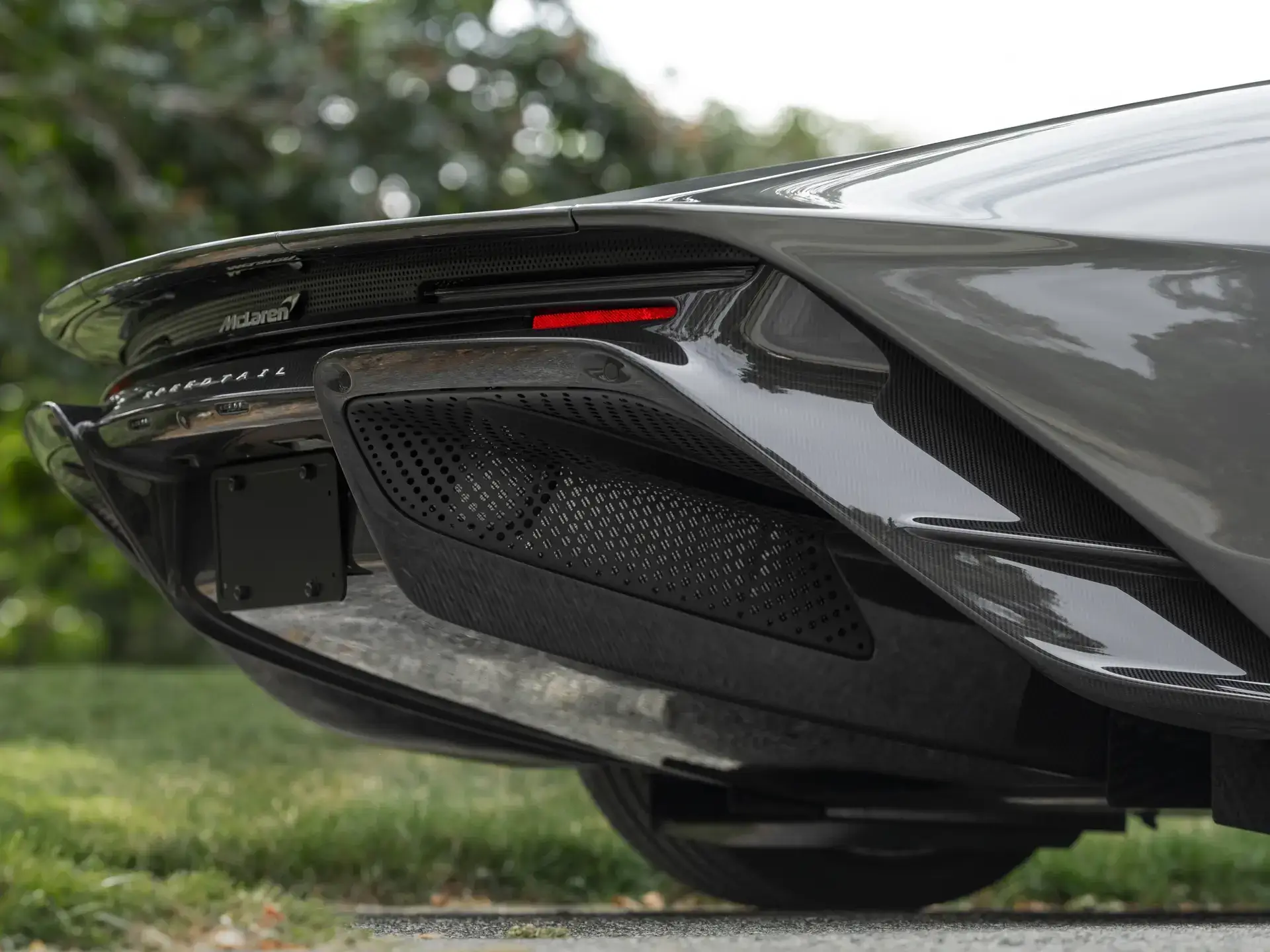 Another Close Up Shot of the Tail Aero in the McLaren Speedtail