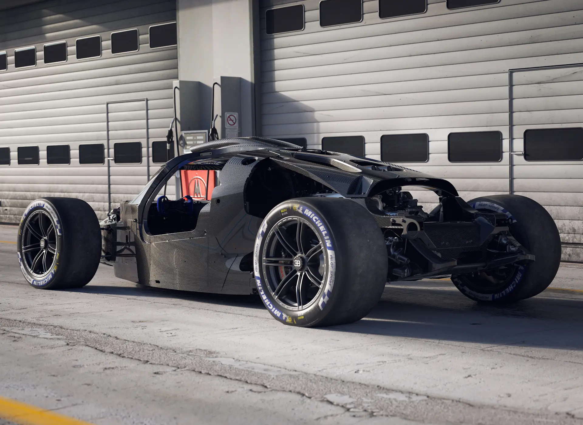 The Bolide's Carbon Fiber Monocoque